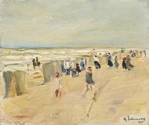 Beach at Noordwijk in a Storm